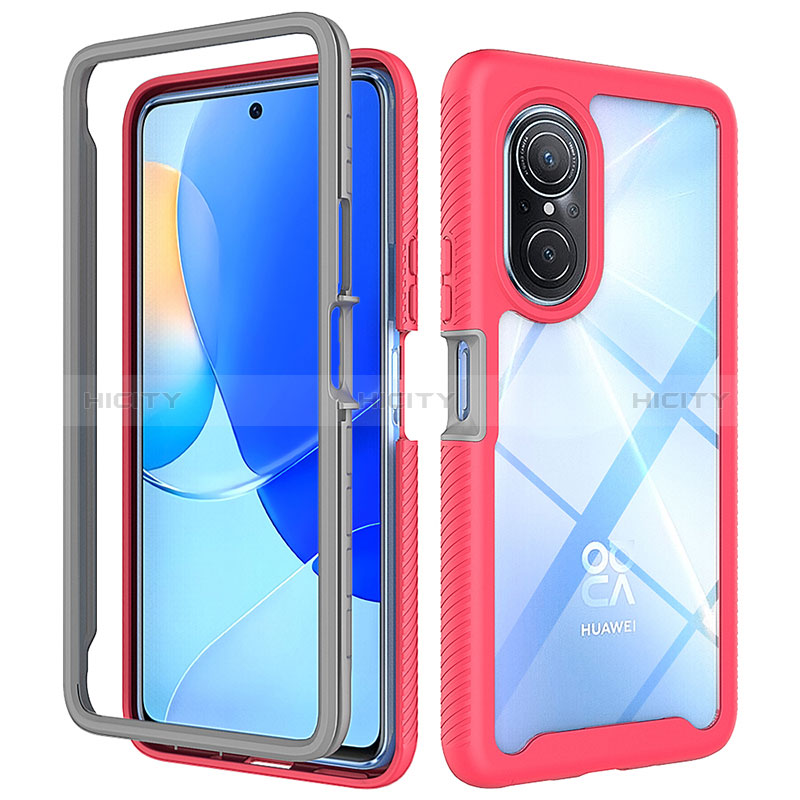 Custodia Silicone Trasparente Laterale 360 Gradi Cover ZJ1 per Huawei Nova 9 SE