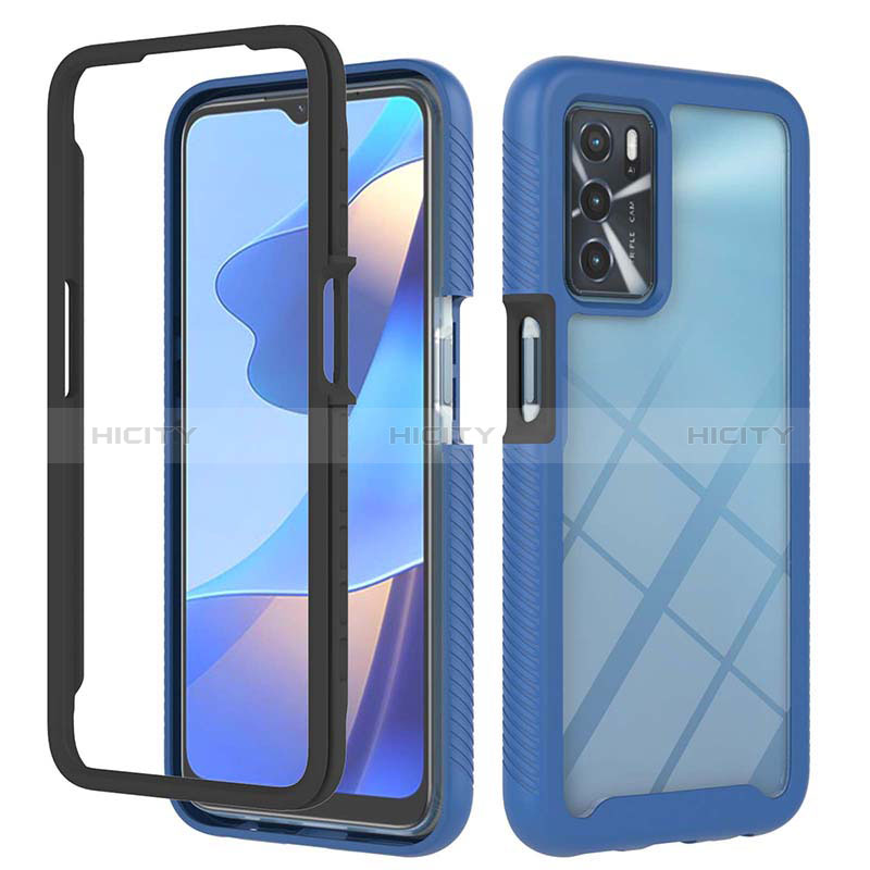 Custodia Silicone Trasparente Laterale 360 Gradi Cover ZJ1 per Oppo A16