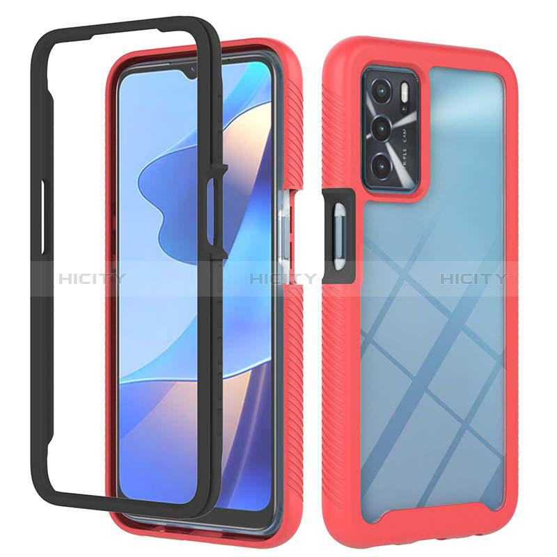 Custodia Silicone Trasparente Laterale 360 Gradi Cover ZJ1 per Oppo A16