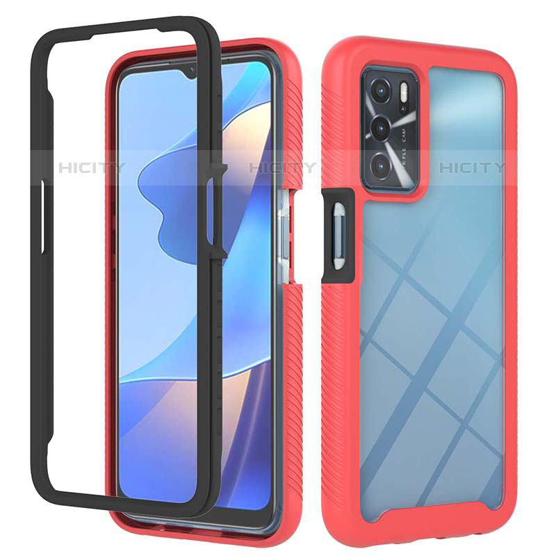 Custodia Silicone Trasparente Laterale 360 Gradi Cover ZJ1 per Oppo A16s