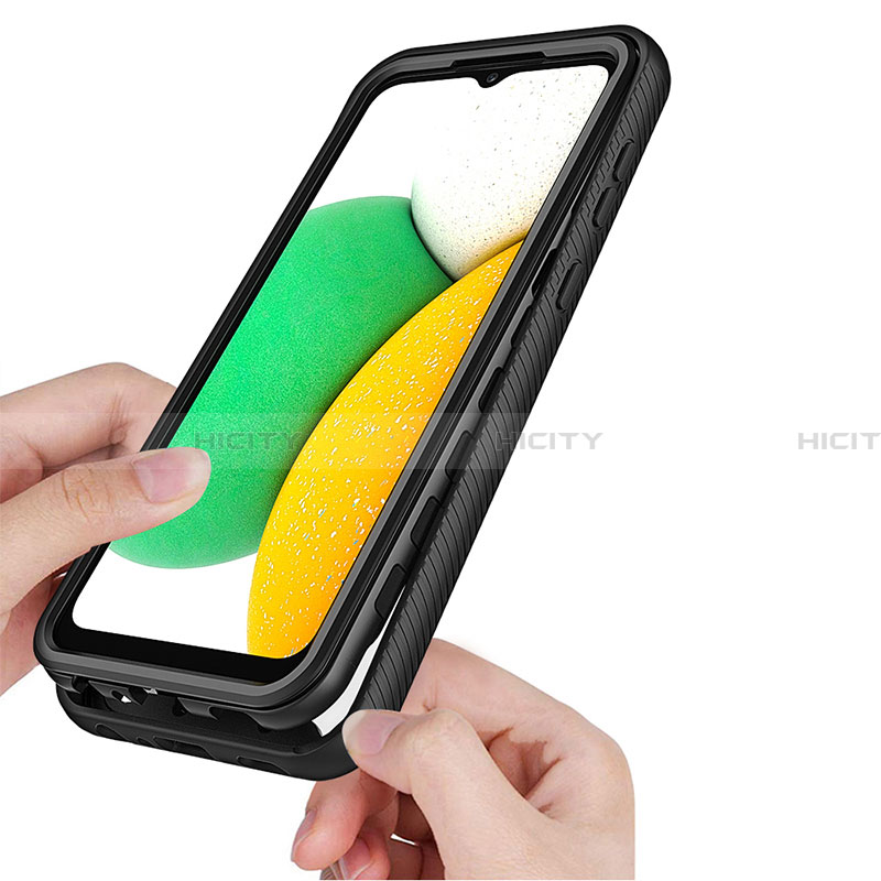 Custodia Silicone Trasparente Laterale 360 Gradi Cover ZJ1 per Samsung Galaxy A03 Core