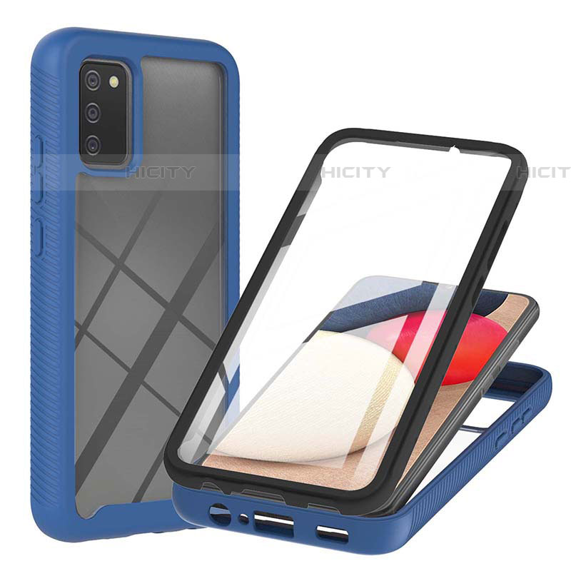 Custodia Silicone Trasparente Laterale 360 Gradi Cover ZJ1 per Samsung Galaxy A03s