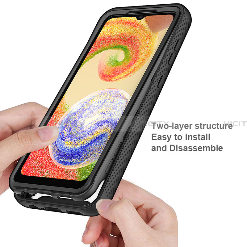 Custodia Silicone Trasparente Laterale 360 Gradi Cover ZJ1 per Samsung Galaxy A05