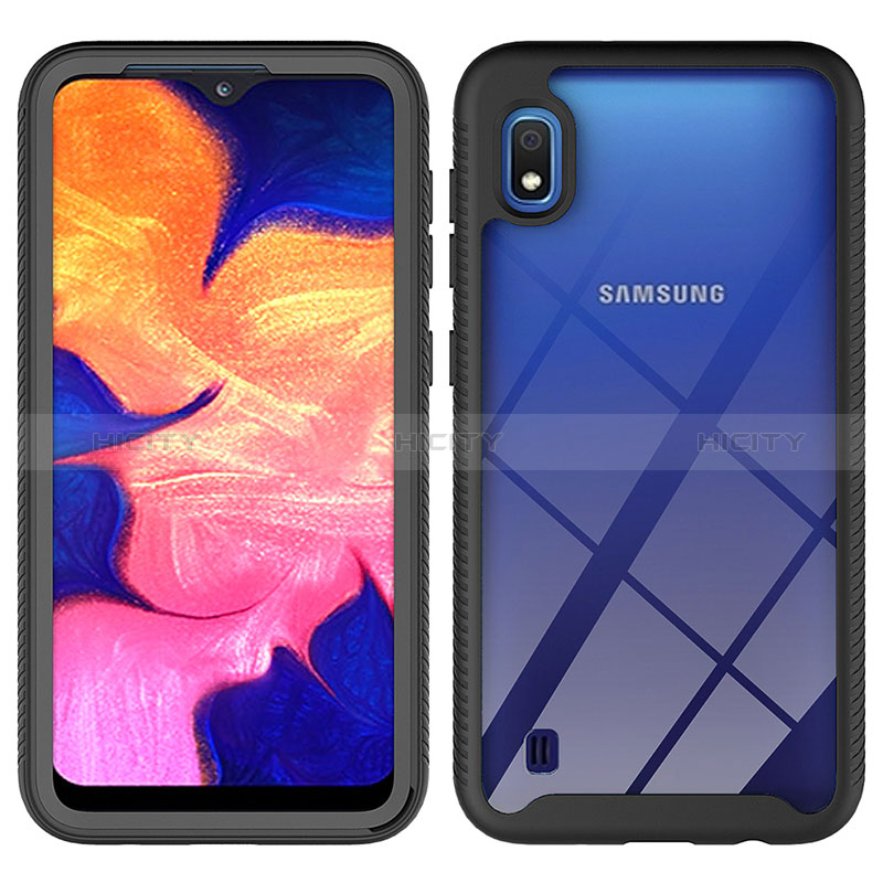 Custodia Silicone Trasparente Laterale 360 Gradi Cover ZJ1 per Samsung Galaxy A10