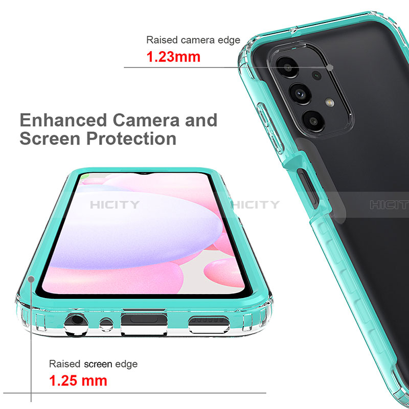 Custodia Silicone Trasparente Laterale 360 Gradi Cover ZJ1 per Samsung Galaxy A13 4G