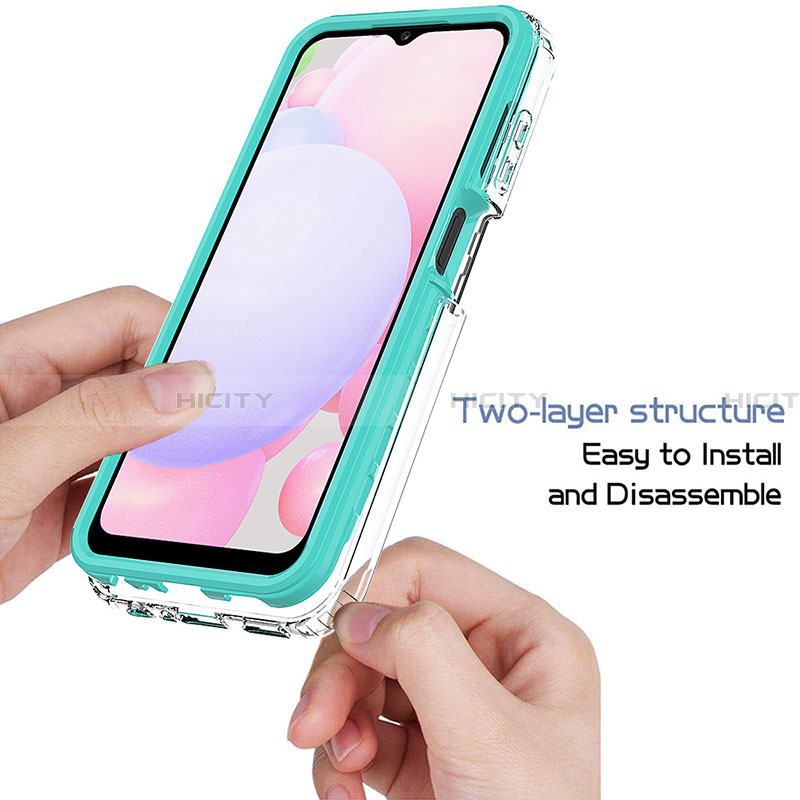 Custodia Silicone Trasparente Laterale 360 Gradi Cover ZJ1 per Samsung Galaxy A13 4G