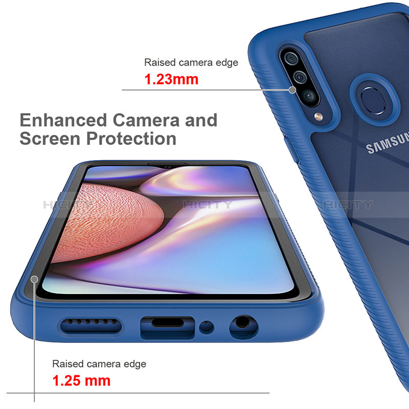 Custodia Silicone Trasparente Laterale 360 Gradi Cover ZJ1 per Samsung Galaxy A20s