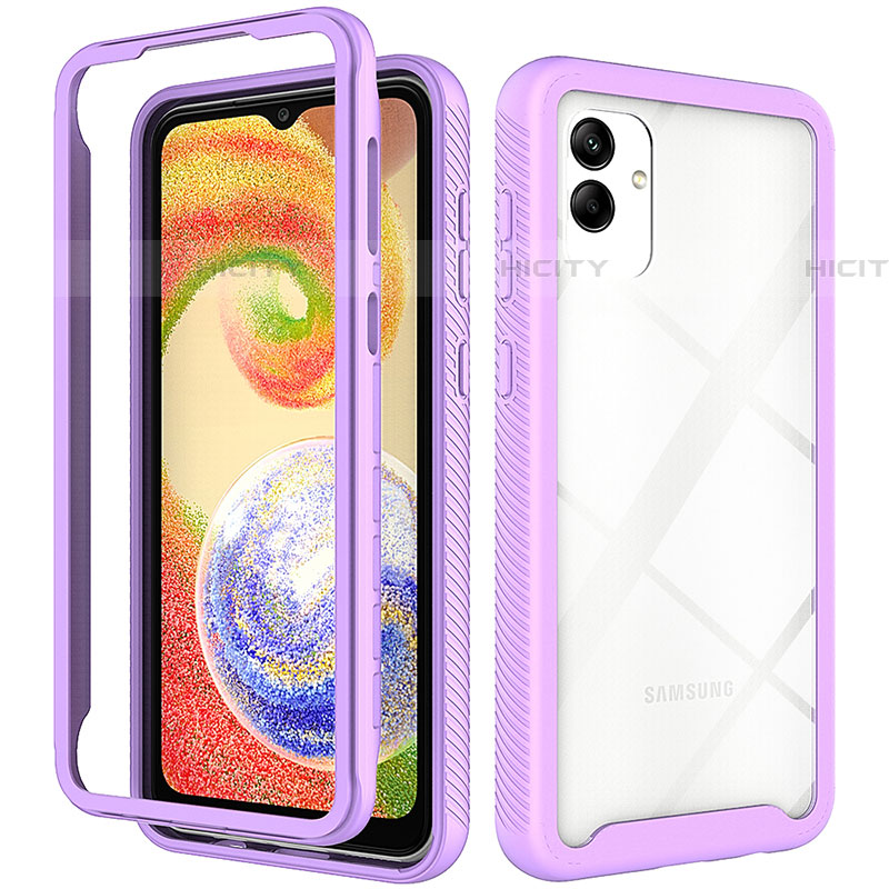 Custodia Silicone Trasparente Laterale 360 Gradi Cover ZJ1 per Samsung Galaxy F14 5G