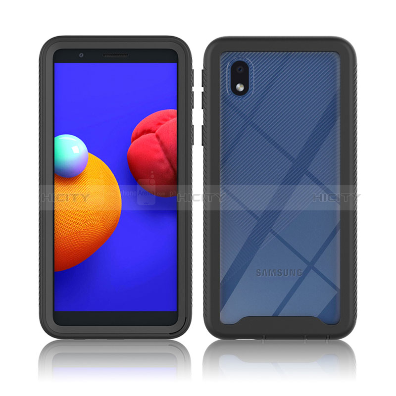 Custodia Silicone Trasparente Laterale 360 Gradi Cover ZJ1 per Samsung Galaxy M01 Core