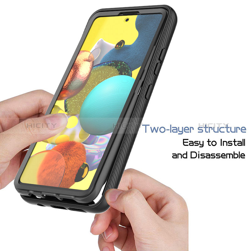 Custodia Silicone Trasparente Laterale 360 Gradi Cover ZJ1 per Samsung Galaxy M40S