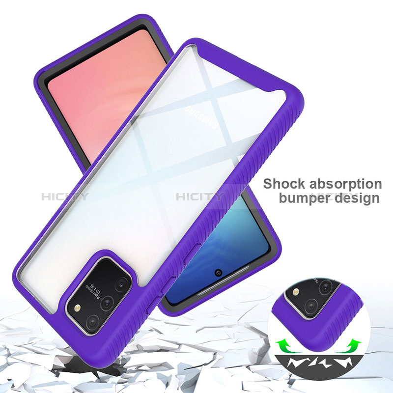 Custodia Silicone Trasparente Laterale 360 Gradi Cover ZJ1 per Samsung Galaxy M80S