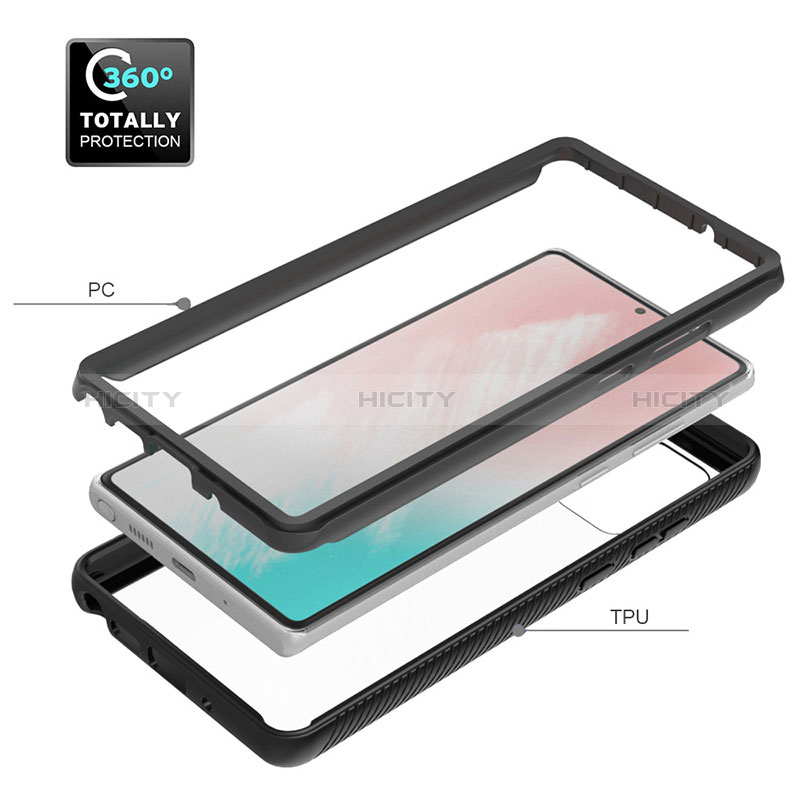 Custodia Silicone Trasparente Laterale 360 Gradi Cover ZJ1 per Samsung Galaxy Note 20 5G