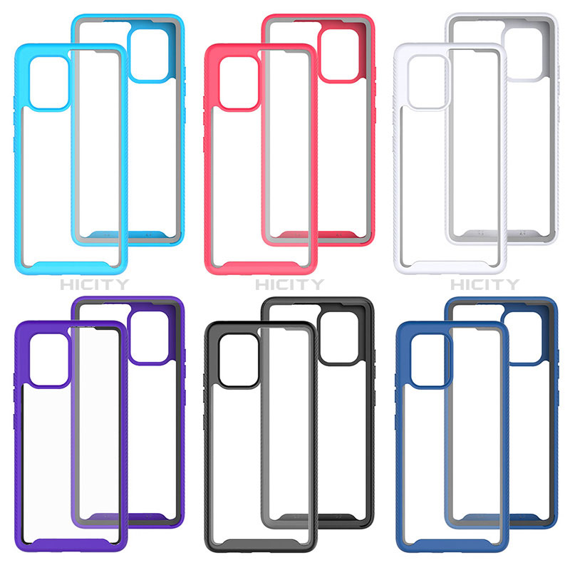 Custodia Silicone Trasparente Laterale 360 Gradi Cover ZJ1 per Samsung Galaxy S10 Lite