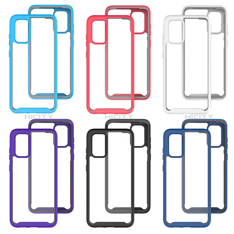 Custodia Silicone Trasparente Laterale 360 Gradi Cover ZJ1 per Samsung Galaxy S20 Plus 5G