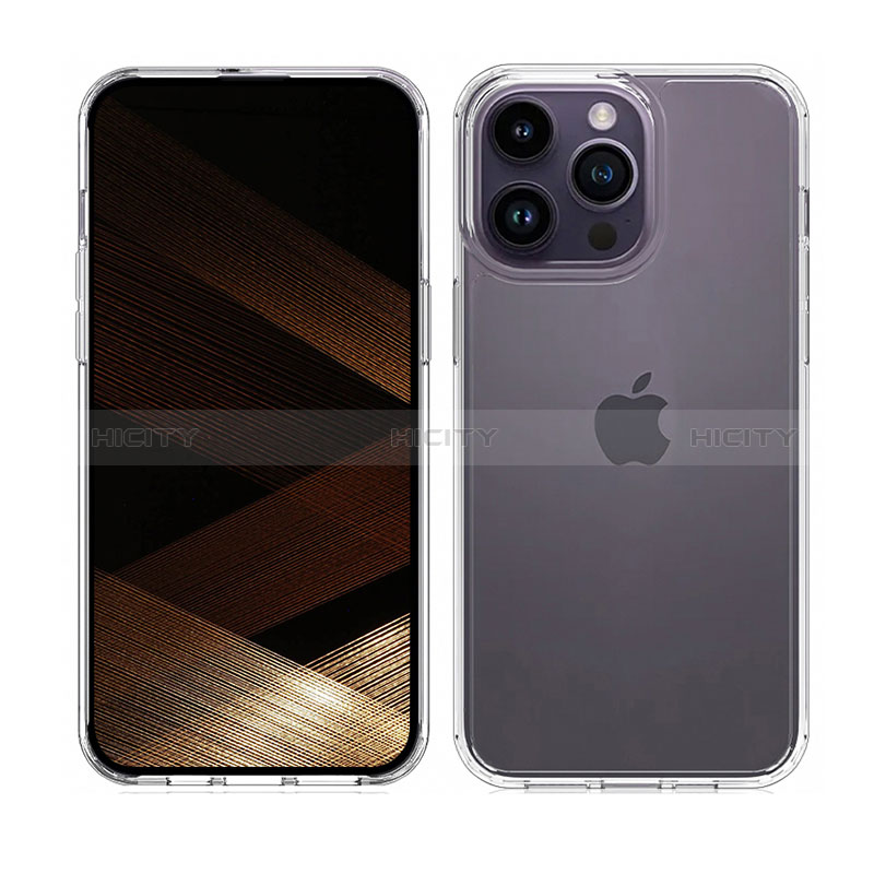 Custodia Silicone Trasparente Laterale 360 Gradi Cover ZJ2 per Apple iPhone 13 Pro Max