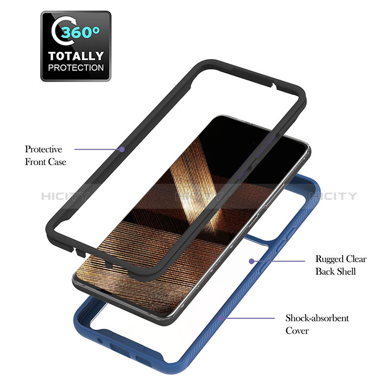 Custodia Silicone Trasparente Laterale 360 Gradi Cover ZJ2 per Samsung Galaxy A15 4G