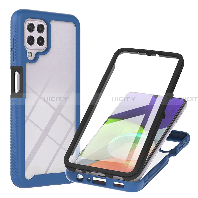 Custodia Silicone Trasparente Laterale 360 Gradi Cover ZJ2 per Samsung Galaxy A22 4G