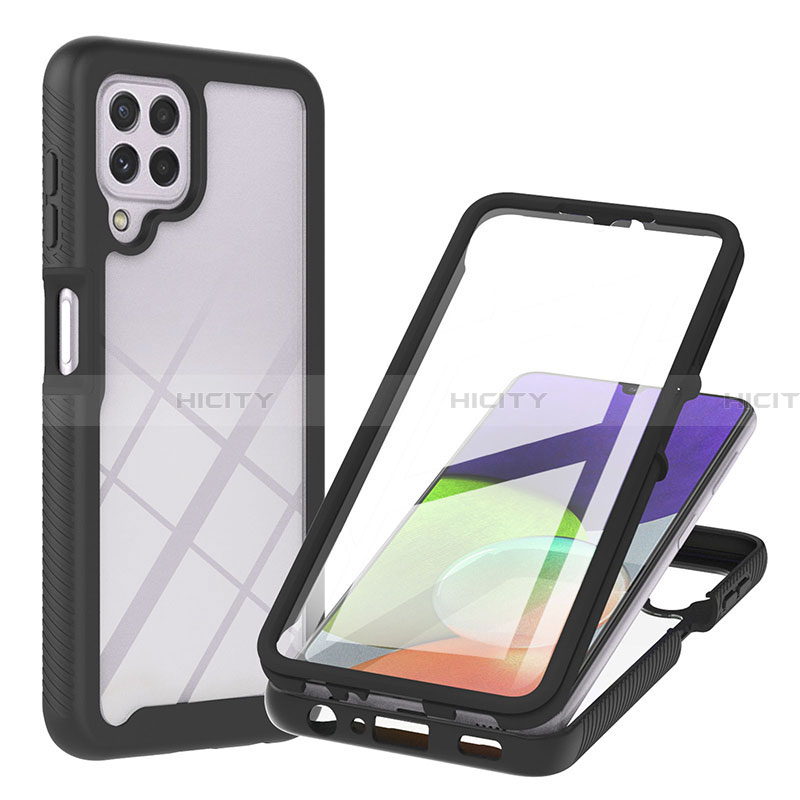 Custodia Silicone Trasparente Laterale 360 Gradi Cover ZJ2 per Samsung Galaxy A22 4G