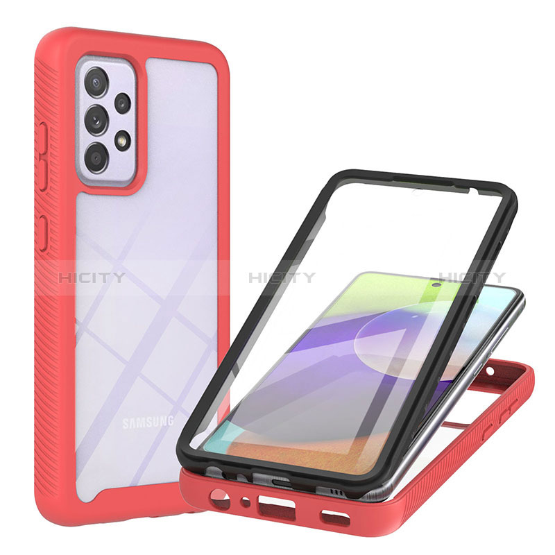 Custodia Silicone Trasparente Laterale 360 Gradi Cover ZJ2 per Samsung Galaxy A52s 5G