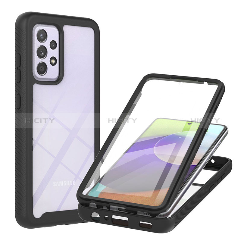 Custodia Silicone Trasparente Laterale 360 Gradi Cover ZJ2 per Samsung Galaxy A52s 5G