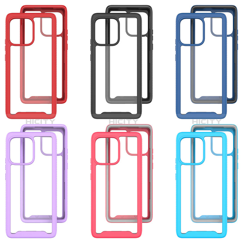 Custodia Silicone Trasparente Laterale 360 Gradi Cover ZJ3 per Motorola Moto Edge Plus (2023) 5G