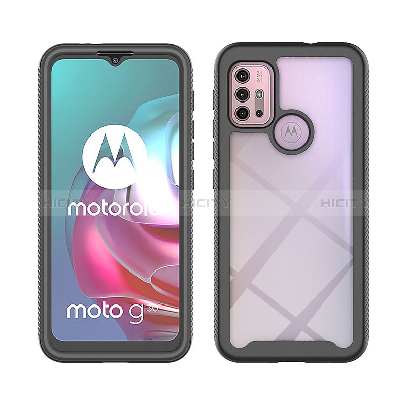 Custodia Silicone Trasparente Laterale 360 Gradi Cover ZJ3 per Motorola Moto G10 Power