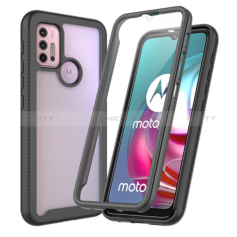 Custodia Silicone Trasparente Laterale 360 Gradi Cover ZJ3 per Motorola Moto G10 Power