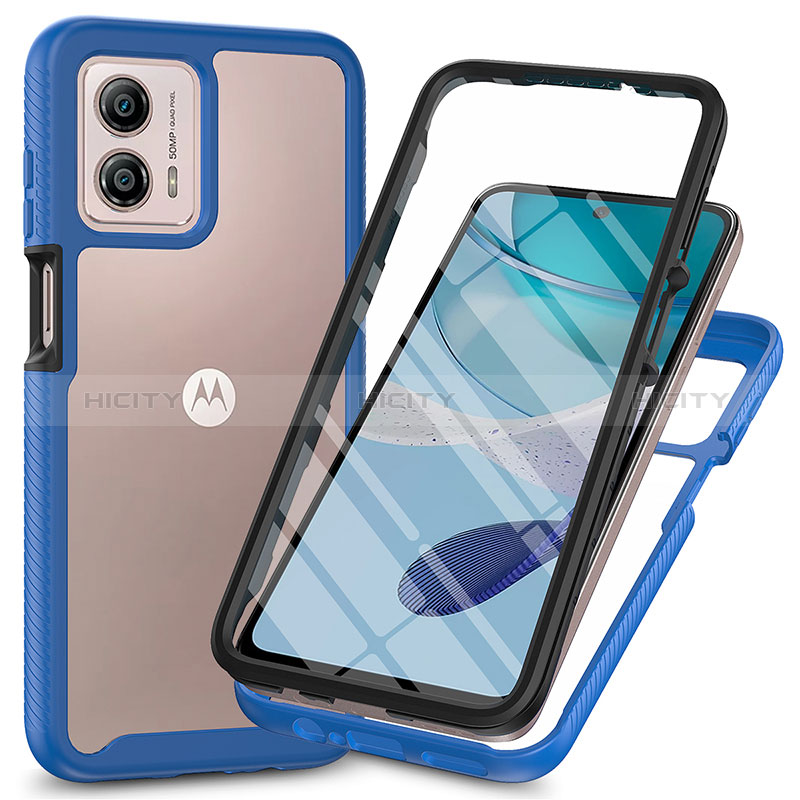 Custodia Silicone Trasparente Laterale 360 Gradi Cover ZJ3 per Motorola Moto G53y 5G