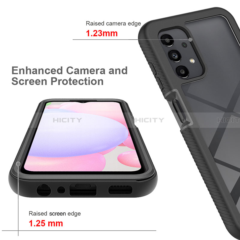 Custodia Silicone Trasparente Laterale 360 Gradi Cover ZJ3 per Samsung Galaxy A13 4G