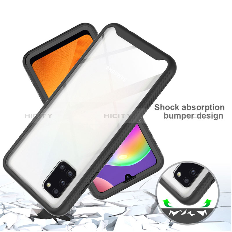 Custodia Silicone Trasparente Laterale 360 Gradi Cover ZJ3 per Samsung Galaxy A31