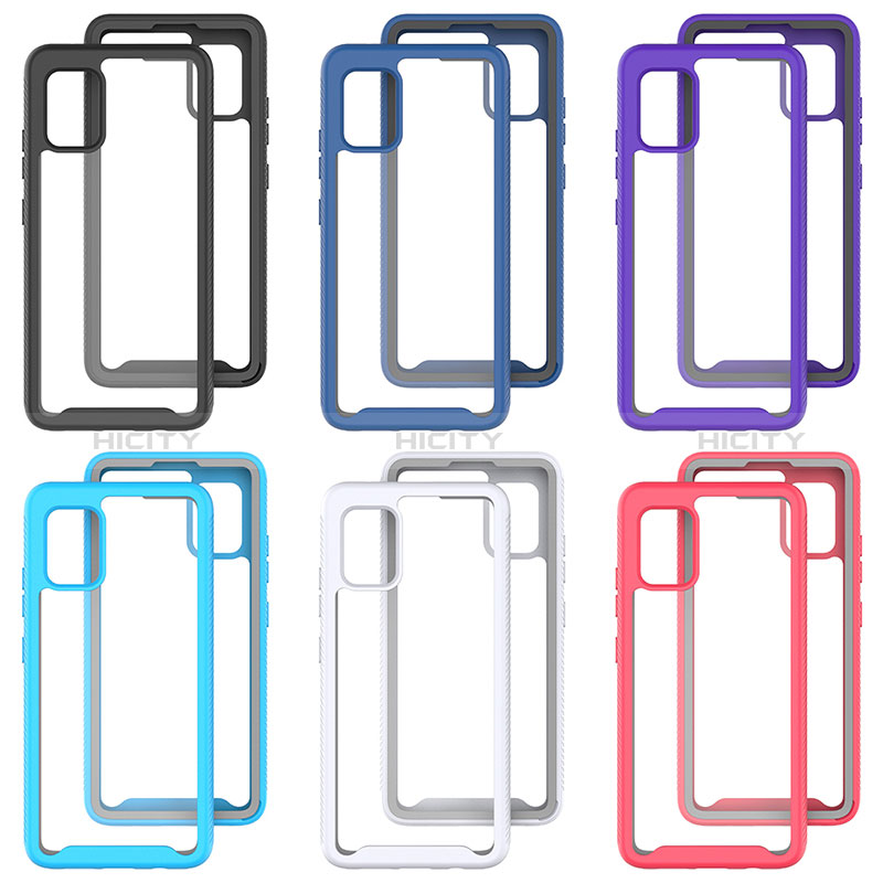 Custodia Silicone Trasparente Laterale 360 Gradi Cover ZJ3 per Samsung Galaxy A51 4G