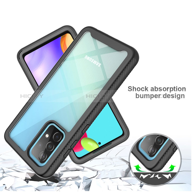 Custodia Silicone Trasparente Laterale 360 Gradi Cover ZJ3 per Samsung Galaxy A52s 5G