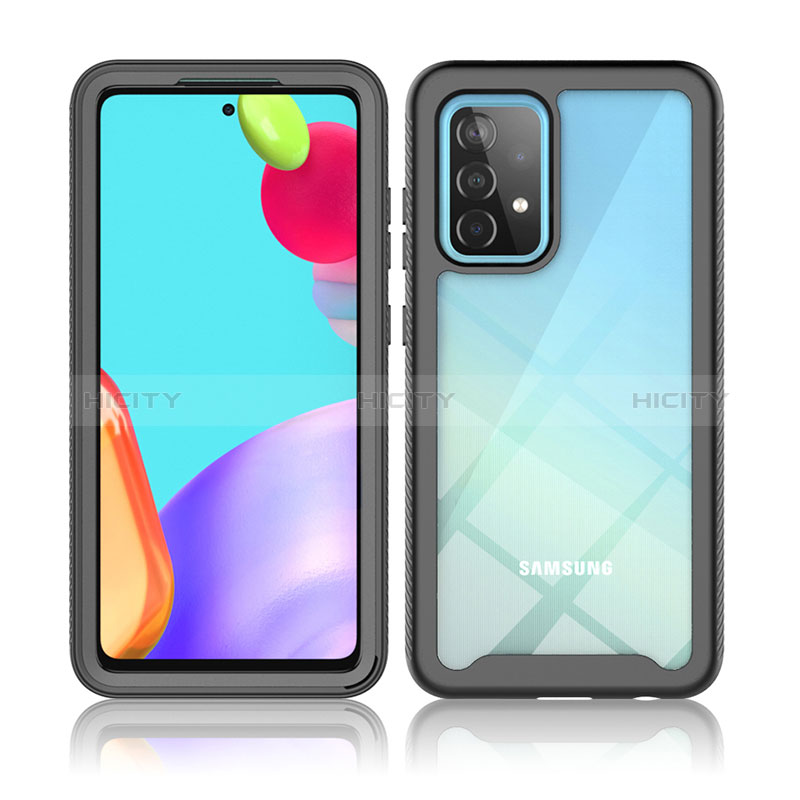 Custodia Silicone Trasparente Laterale 360 Gradi Cover ZJ3 per Samsung Galaxy A52s 5G