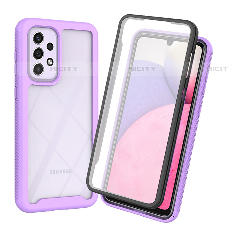 Custodia Silicone Trasparente Laterale 360 Gradi Cover ZJ3 per Samsung Galaxy A73 5G