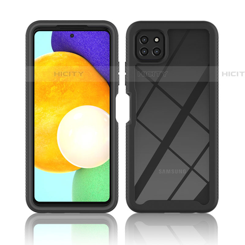 Custodia Silicone Trasparente Laterale 360 Gradi Cover ZJ3 per Samsung Galaxy F42 5G