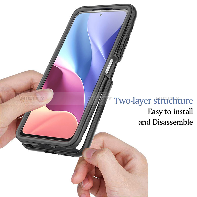 Custodia Silicone Trasparente Laterale 360 Gradi Cover ZJ3 per Xiaomi Mi 11i 5G