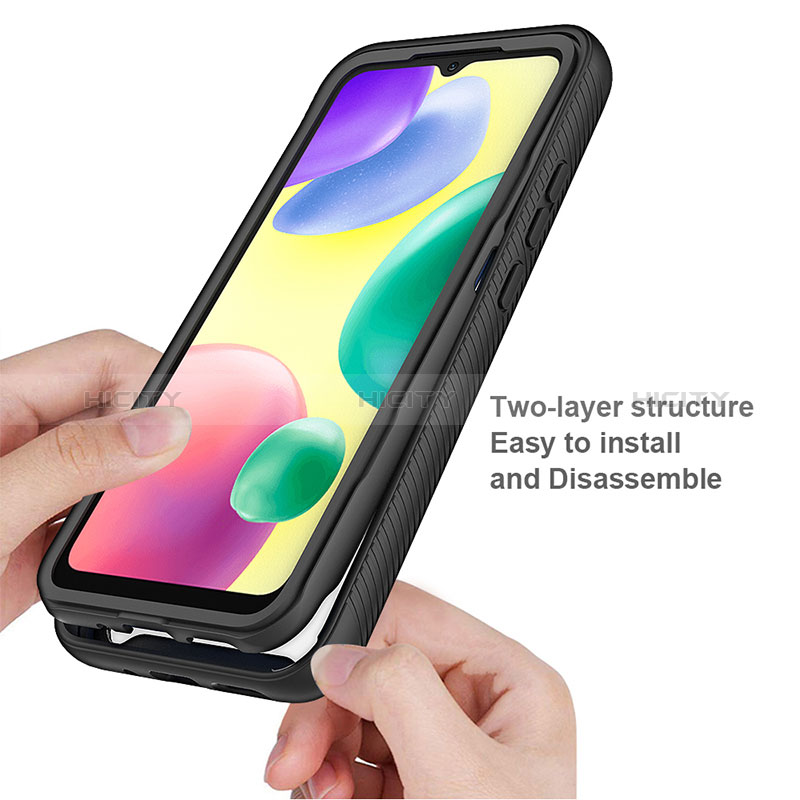 Custodia Silicone Trasparente Laterale 360 Gradi Cover ZJ3 per Xiaomi POCO C31