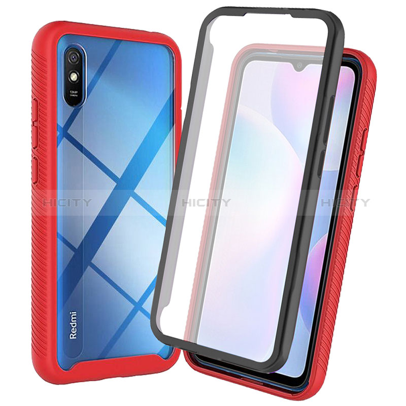 Custodia Silicone Trasparente Laterale 360 Gradi Cover ZJ3 per Xiaomi Redmi 9A