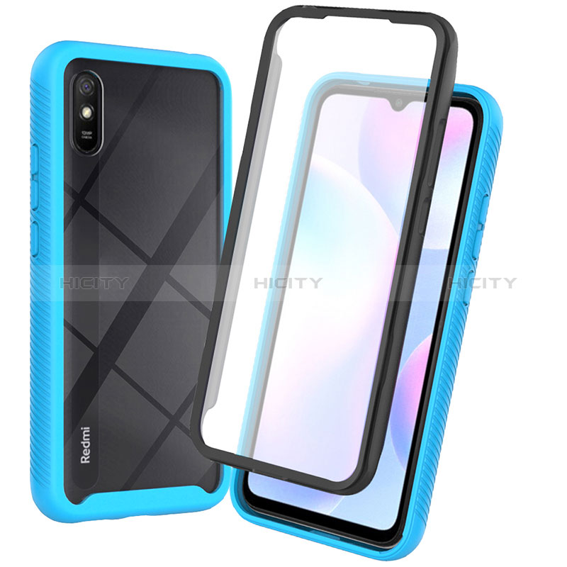 Custodia Silicone Trasparente Laterale 360 Gradi Cover ZJ3 per Xiaomi Redmi 9A