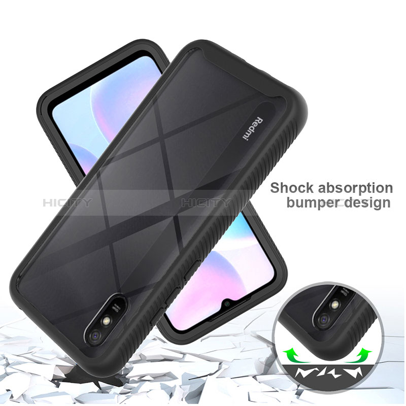 Custodia Silicone Trasparente Laterale 360 Gradi Cover ZJ3 per Xiaomi Redmi 9i