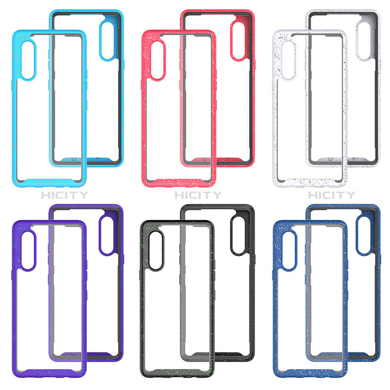 Custodia Silicone Trasparente Laterale 360 Gradi Cover ZJ4 per LG Velvet 4G