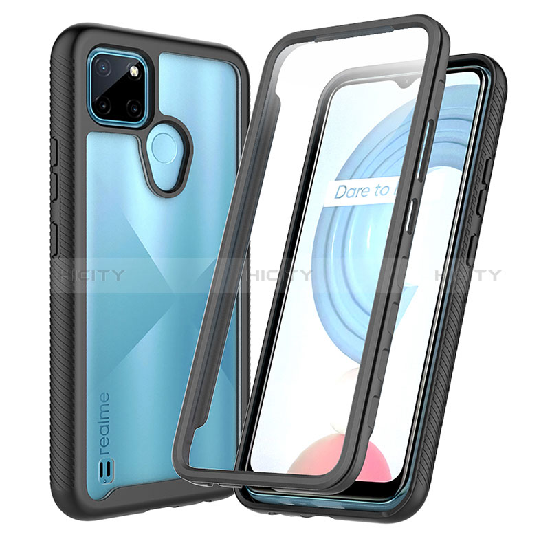 Custodia Silicone Trasparente Laterale 360 Gradi Cover ZJ4 per Realme C21Y