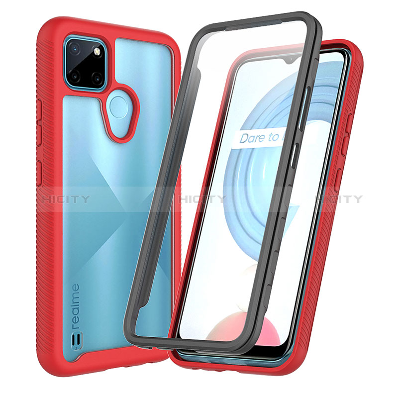 Custodia Silicone Trasparente Laterale 360 Gradi Cover ZJ4 per Realme C21Y