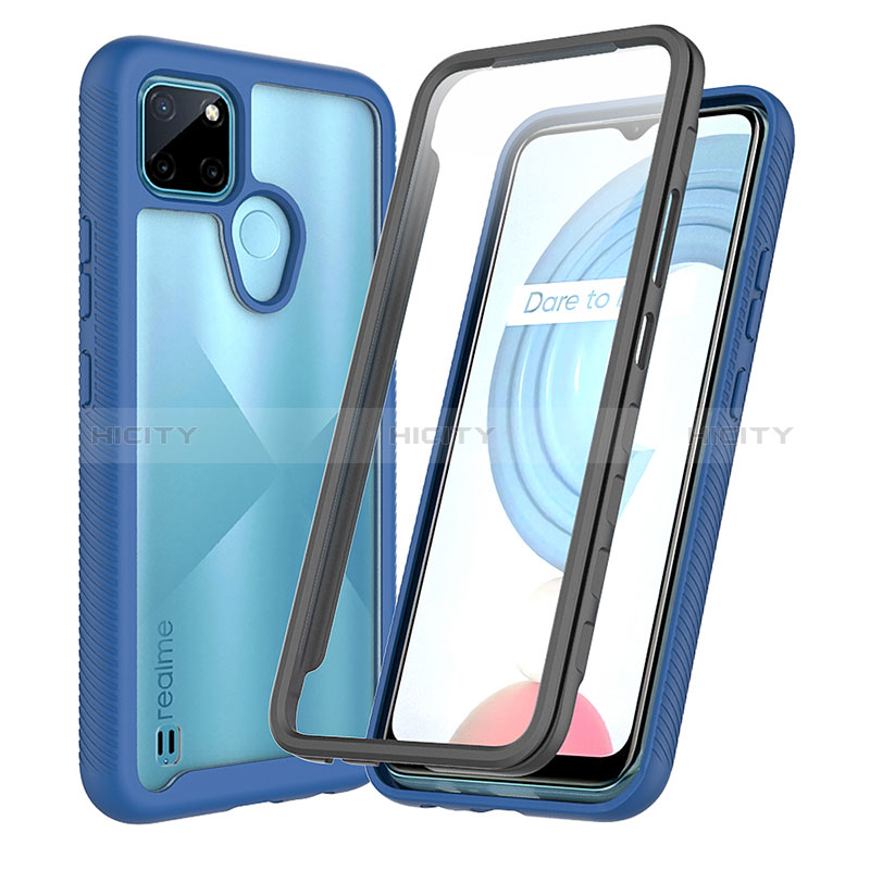 Custodia Silicone Trasparente Laterale 360 Gradi Cover ZJ4 per Realme C25Y