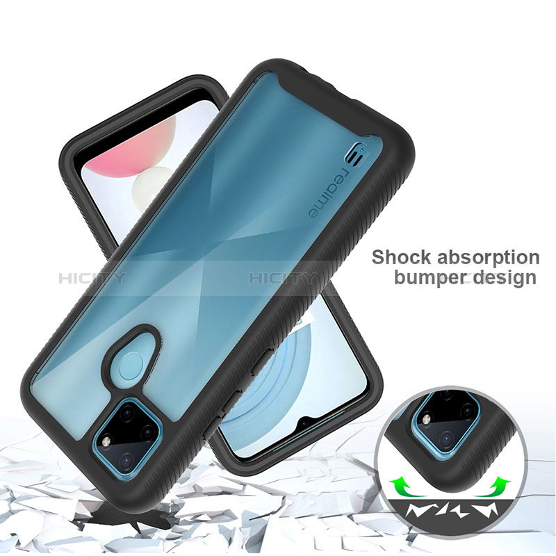 Custodia Silicone Trasparente Laterale 360 Gradi Cover ZJ4 per Realme C25Y India