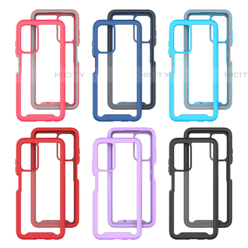 Custodia Silicone Trasparente Laterale 360 Gradi Cover ZJ4 per Samsung Galaxy A03s