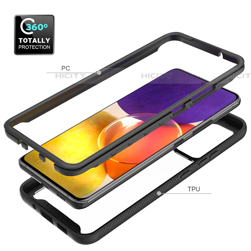 Custodia Silicone Trasparente Laterale 360 Gradi Cover ZJ4 per Samsung Galaxy A05s