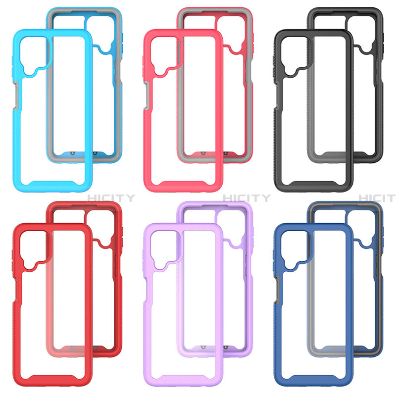 Custodia Silicone Trasparente Laterale 360 Gradi Cover ZJ4 per Samsung Galaxy A22 4G