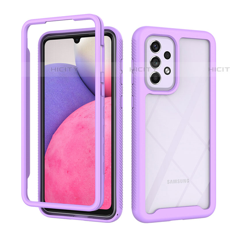 Custodia Silicone Trasparente Laterale 360 Gradi Cover ZJ4 per Samsung Galaxy A33 5G