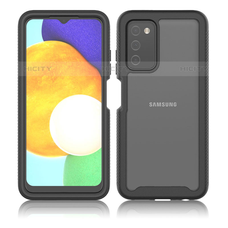 Custodia Silicone Trasparente Laterale 360 Gradi Cover ZJ4 per Samsung Galaxy M02s